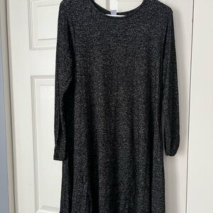 Old Navy Charcoal Long Sleeve Dress